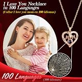 ADDWel Eternal Rose & I Love You Mum Necklace - Gift for Mum view 2