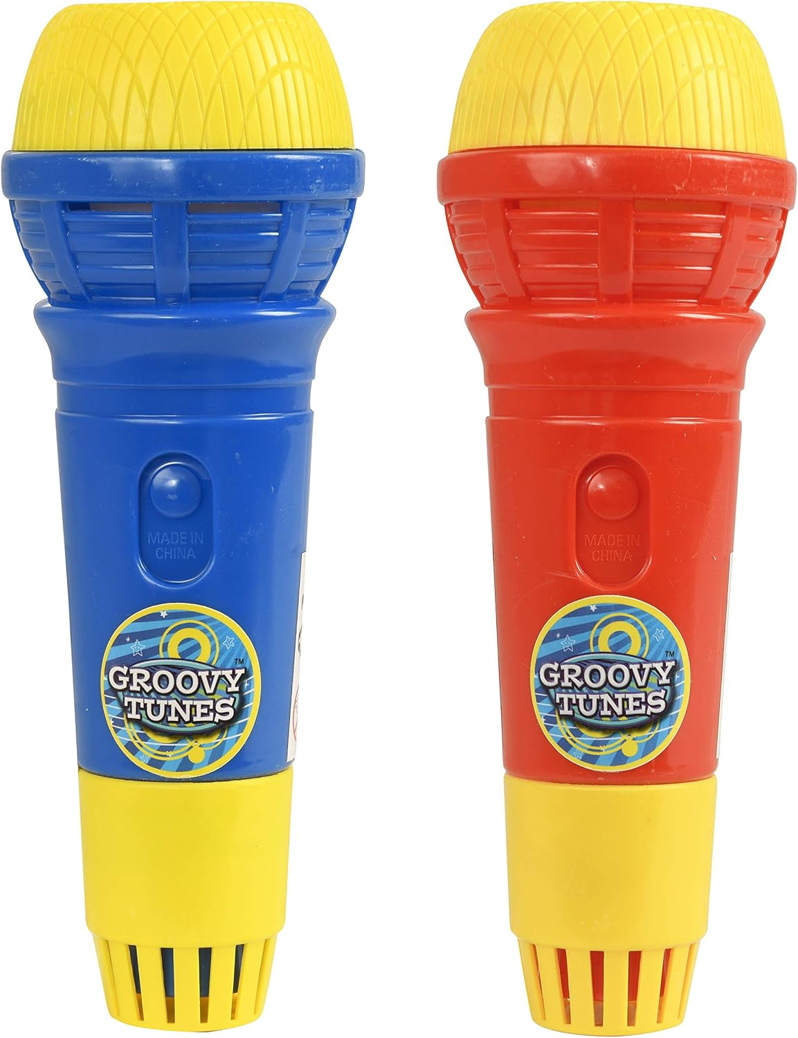 HTI Toys & Games Groovy Tunes PACK OF 2 Echo Microphones Red & Blue