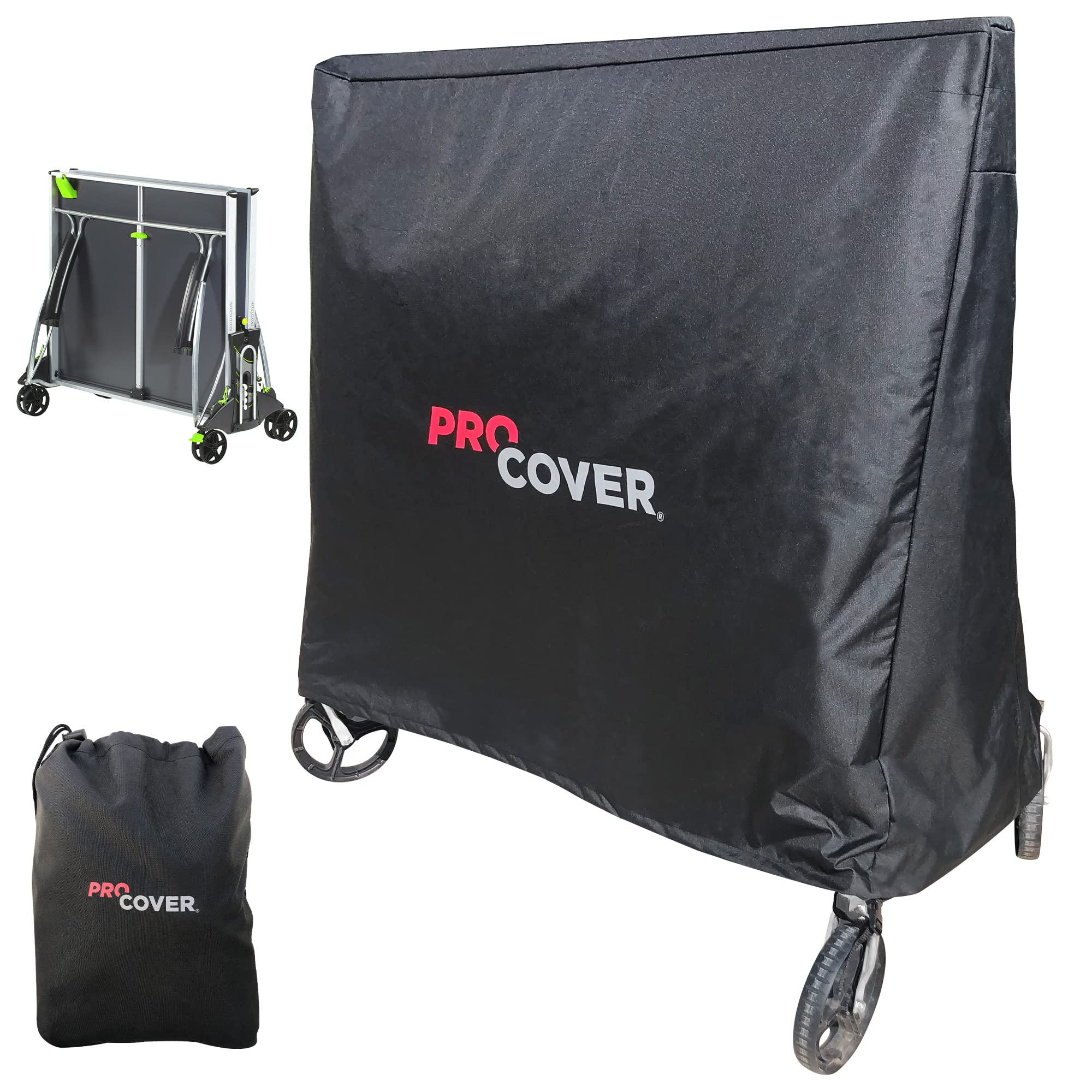 ProCover - Premium ping pong table cover. Professional quality. Ultra-resistant and waterproof. Universal table tennis cover