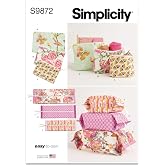 Simplicity S9872 Easy-to-Sew Zipper Cases Sewing Pattern, One Size