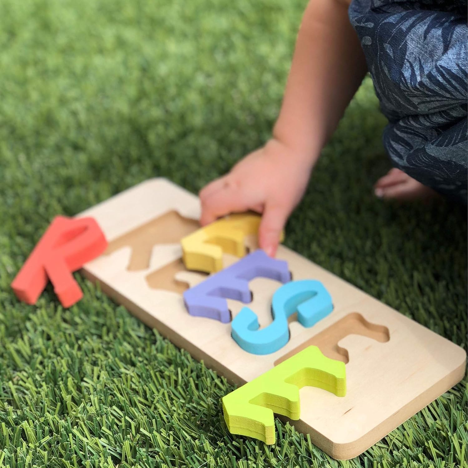 Toddler Name Puzzle Handmade