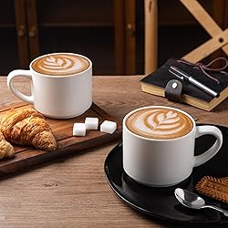GBHOME 14 OZ Coffee Mugs Set of 6, Stackable