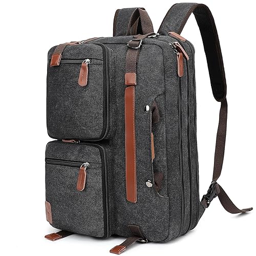 MOOTIME Convertible Backpack Messenger Shoulder Bag Laptop Case