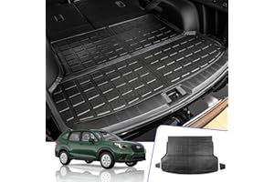 Rongtaod Cargo Mat Compatible with 2019-2024 Subaru Forester Trunk Mat Cargo Mat Cargo Liner All Weather Trunk Liner 2023 Subaru Forester Accessories (Trunk Mats)
