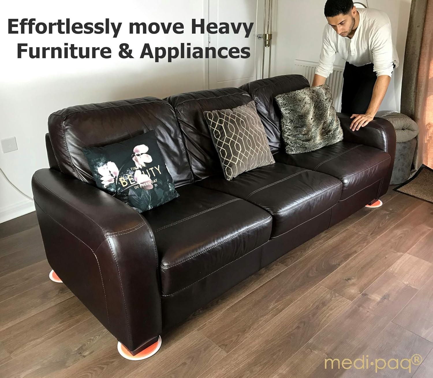 GreatIdeas The SUPER FURNITURE SLIDERS Genuine Original Orange