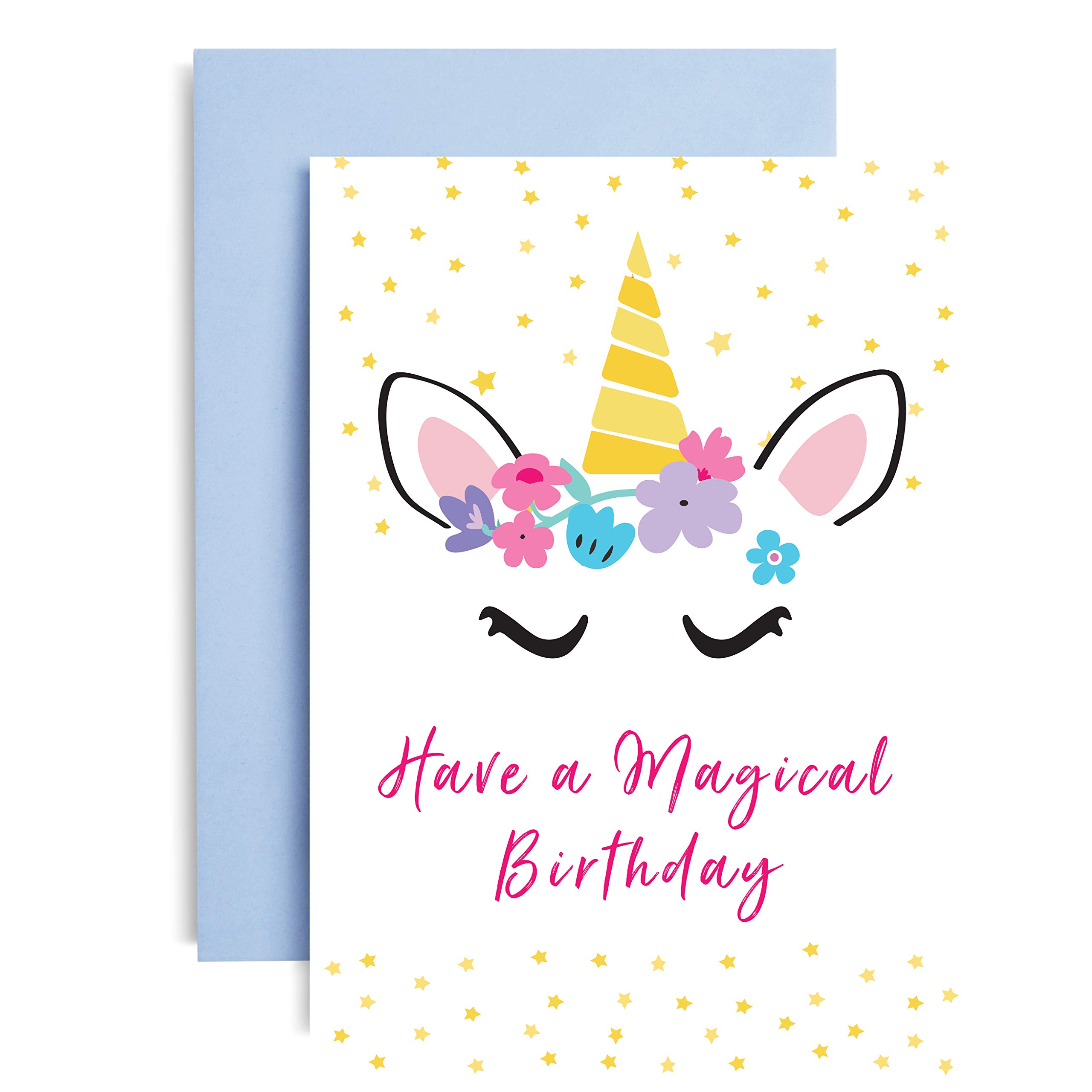 Unicorn Magical Birthday Card - Birthday Card for Her - Girl Birthday Card - A5