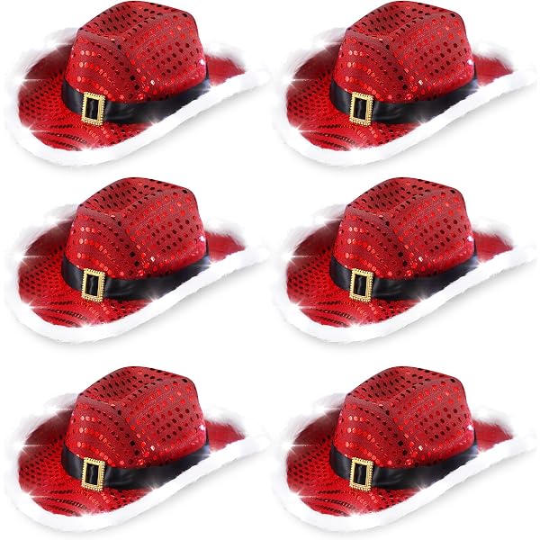 Amazon.com: Funtery 6 Pcs Light up Santa Claus Christmas  display picture 3