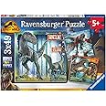 Ravensburger Jurassic World Dominion 3 x 49 Piece Jigsaw Puzzle Set for Kids - Screen-Free Activity Boosts Concentration and Focus