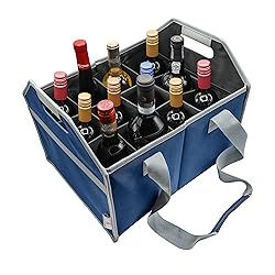 TheBarsentials 12 Bottle Wine Carrier Bag