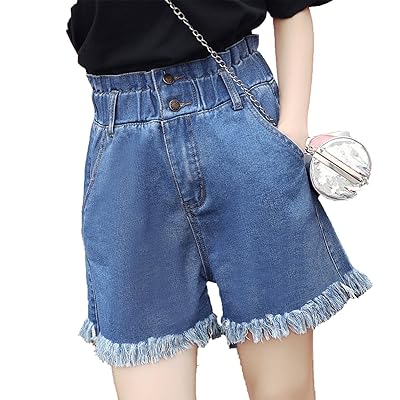 Women's Wide Leg Denim Shorts with Elastic High Lebanon Ubuy