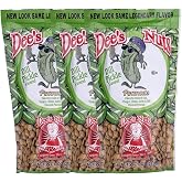 Dee&rsquo;s Nuts Gourmet Dill Pickle Peanuts, 10Oz Tangy &amp; Crunchy Premium Dry Roasted Gourmet Flavoured Peanuts Snack High-Protein (10 Oz Resealable Bag, Dill Pickle) (Pack of 3)