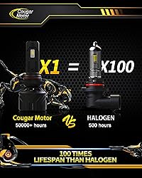 Cougar Motor 9005 LED Bulbs, HB3 Lights Bulb