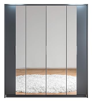 Germanicatm Berlin Bedroom Furniture 180cm 4 Door Wardrobe With
