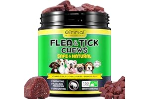 SDJUFEI Flea & Tick Prevention for Dogs Chewable, Natural Flea and Tick Supplement for Dogs, Flea and Tick Chews for Dogs, Oral Flea Pills for All Breeds and Ages Dogs02