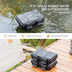 12 Slots 9V & CR2 CR123A Lithium Battery Storage