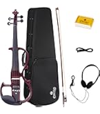 Amazon.com: Cecilio 4/4 Full Size Electric Silent Violin, Hand