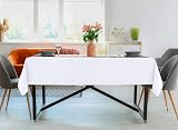 Utopia Kitchen Rectangle Tablecloth 150x300 cm Pack of 2 White view 2