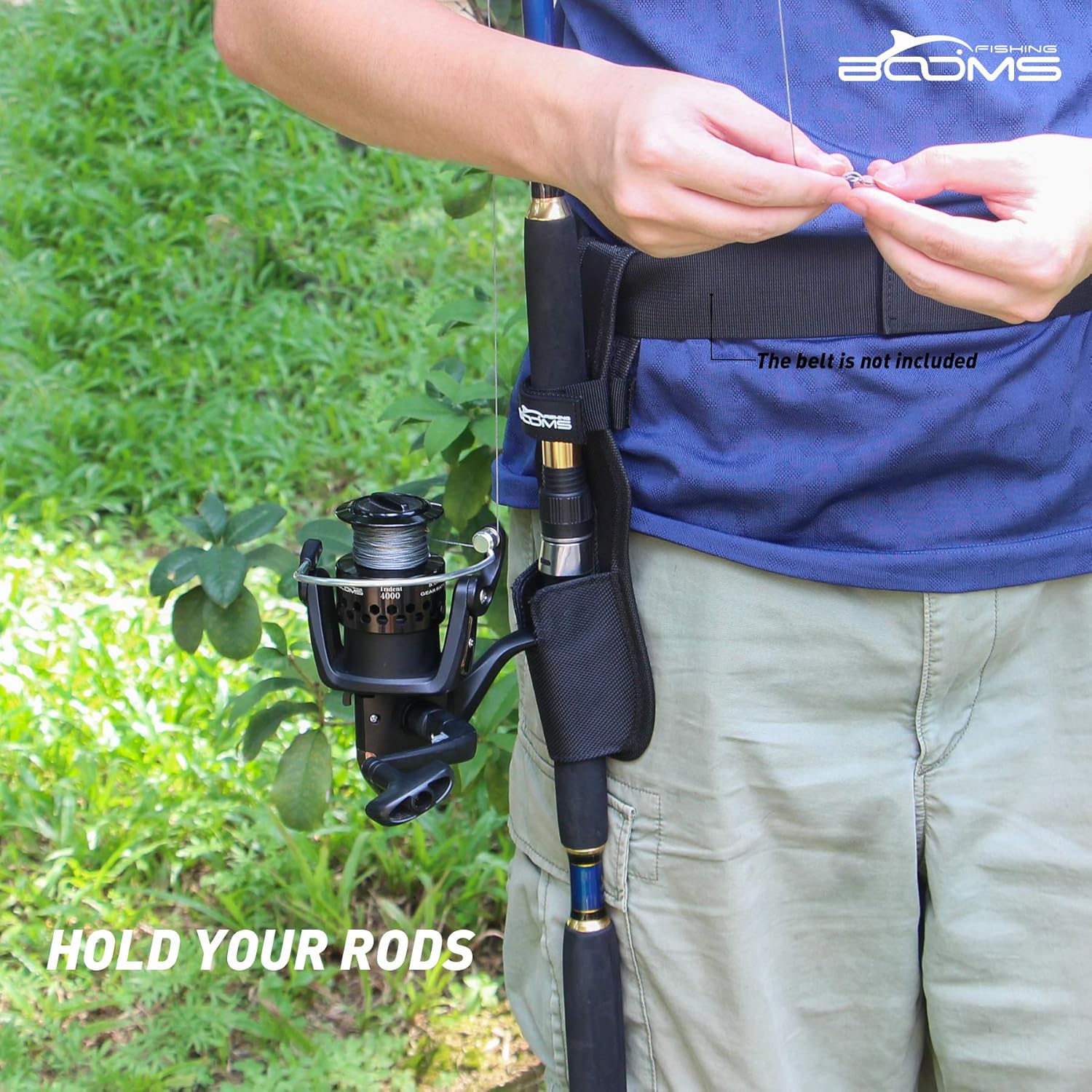 fishing pole belt holder