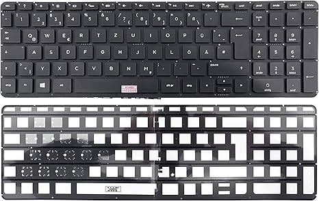 Deutsche Tastatur - mit Beleuchtung, ohne Rahmen - für: Amazon.de: Computer  & Zubehör