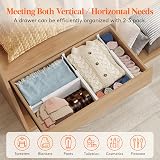 Lifewit 8 Pack Adjustable Drawer Dividers 34-56 cm 5 inch width White view 5