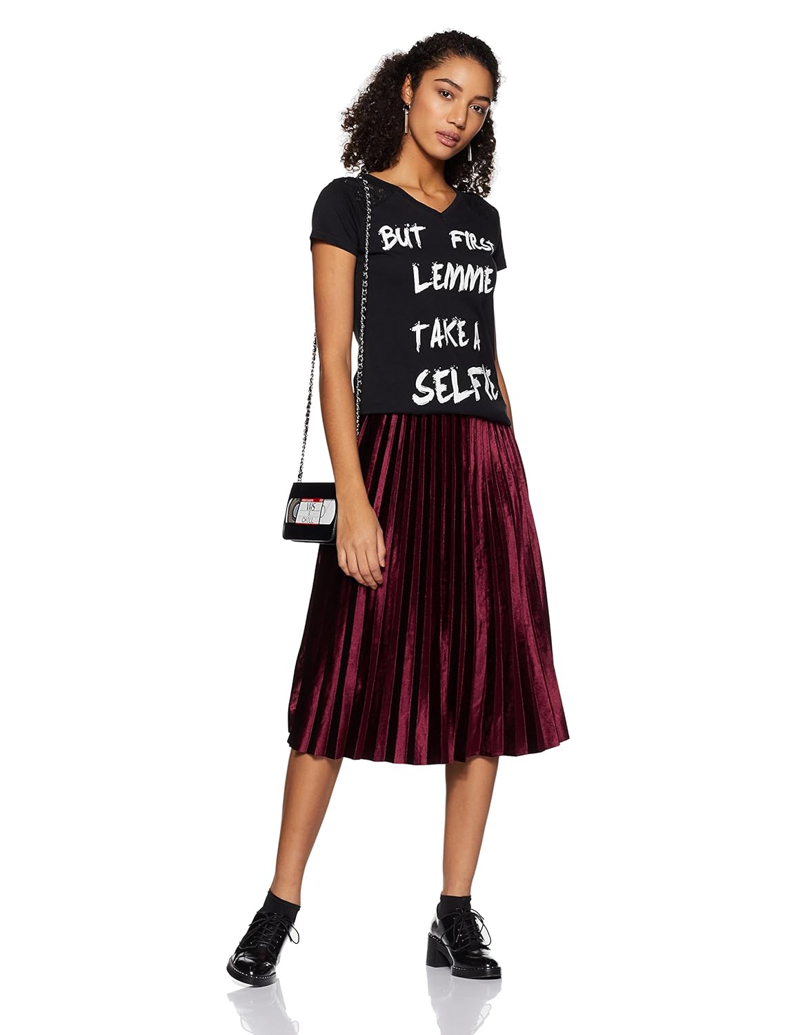 flying machine women's regular fit t-shirt