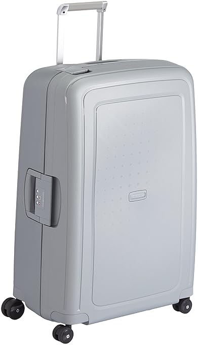 title=Samsonite S'cure Spinner Valigia Unisex,, Argento (SILVER), L (75cm-102L)