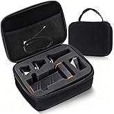 YouKnow Travel Case Compatible with WOLFBOX MF50 Compressed Air Duster - Custom Foam Organizer for Blower Tool &amp; Accessories (Only Case) (Black)