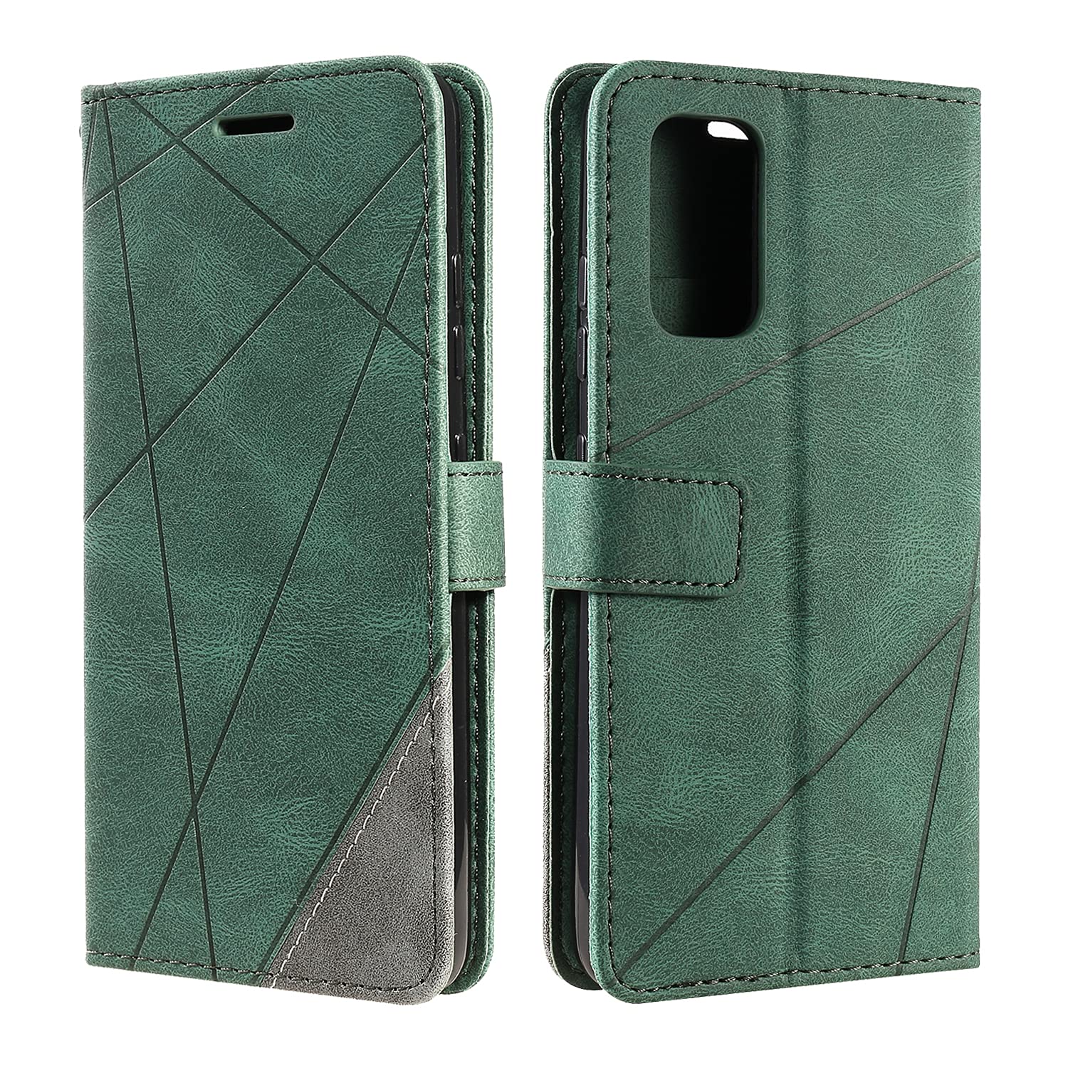 SONWO Case for Galaxy A32 4G Case, Premium Leather Flip Wallet Case Magnetic Closure Card Slots Kickstand Phone Case for Galaxy A32 4G, Green
