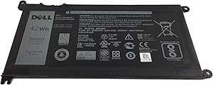 Genuine Dell Battery WDXOR 42Whr 4-cell 11.4V for Dell Inspiron 13 5368 5378 7368 7378, Inspiron 15 5565 5567 5568 5578 7560 7570 7579 7569 P58F and Inspiron 17 5765 5767 (Type WDX0R) (Renewed)