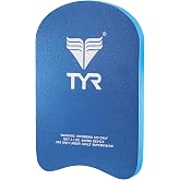 TYR Junior Kickboard Swimming Training Aid, Pool Exercise Equipment | Youth Sized Design | Closed Cell EVA Foam | Shoulder Friendly | Kick Training | Leg Strength Builder | 14.5 x 10 in