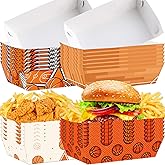 24Pcs Basketball LET The Madness Begin Disposable Paper Food Trays Snack Bowls Basketball Graduation Party Decorations Slam Dunk Sports Theme Supplies Decor for Boys Men