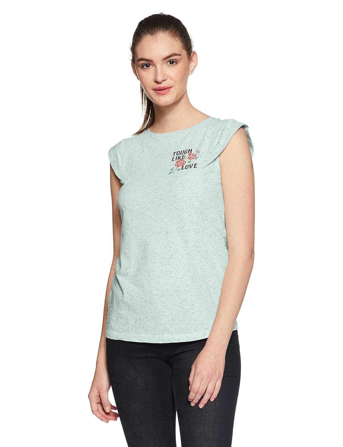 symbol amazon brand women's slim fit t-shirt