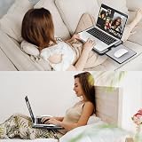 AboveTEK Portable Laptop Lap Desk with Retractable Mouse Pad Tray 15.6" view 9