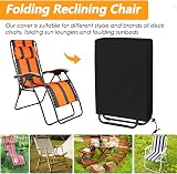 Donken Garden Chair Covers 2 Pack, Waterproof UV Resistant 110x71cm view 2