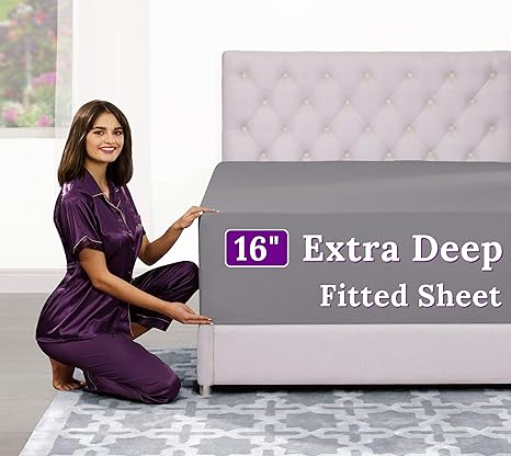 Inch Deep Pocket Queen Fitted Sheet 