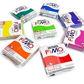 FIMO Soft Polymer Oven Modelling Clay - 57g - Set of 8 - Rainbow Colours