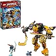 LEGO NINJAGO Arin’s Spinjitzu Battle Mech Building Toy - Ninja Building Set for Kids, Ages 7+ - with Arin, Baby Ryu, & Villai