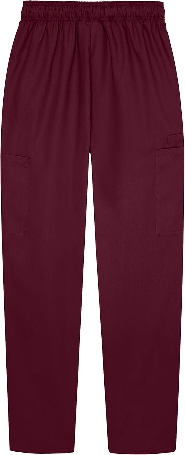 Sivvan Women's Scrubs Drawstring Cargo Pants (Available in 15 Colors): Clothing