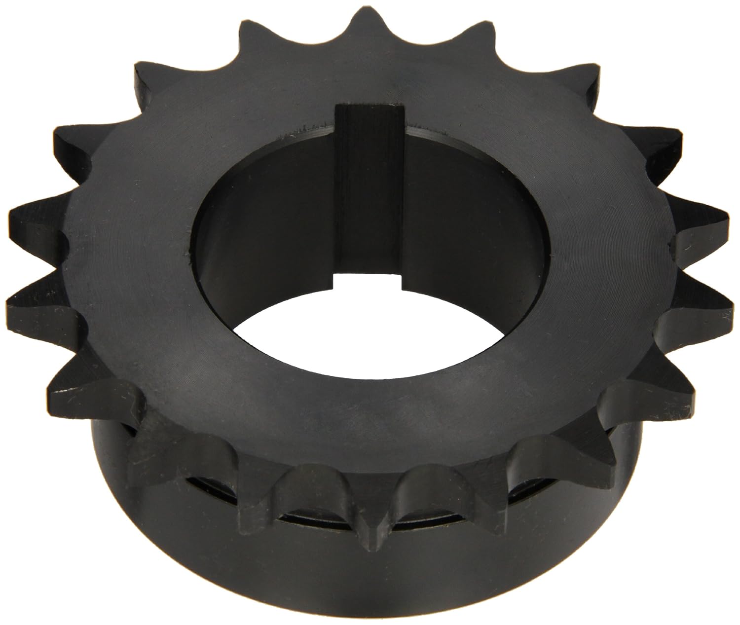 Tsubaki 50P16 Roller Chain Sprocket, Single Strand, Split Taper Design
