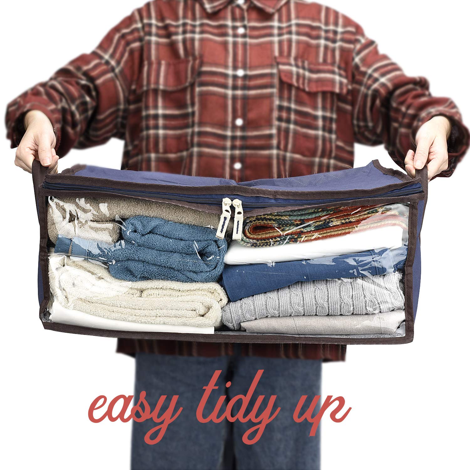 Titan Mall Clothing Organizer Bags Bamboo Charcoal Fiber Storage Units for Clothes 19\