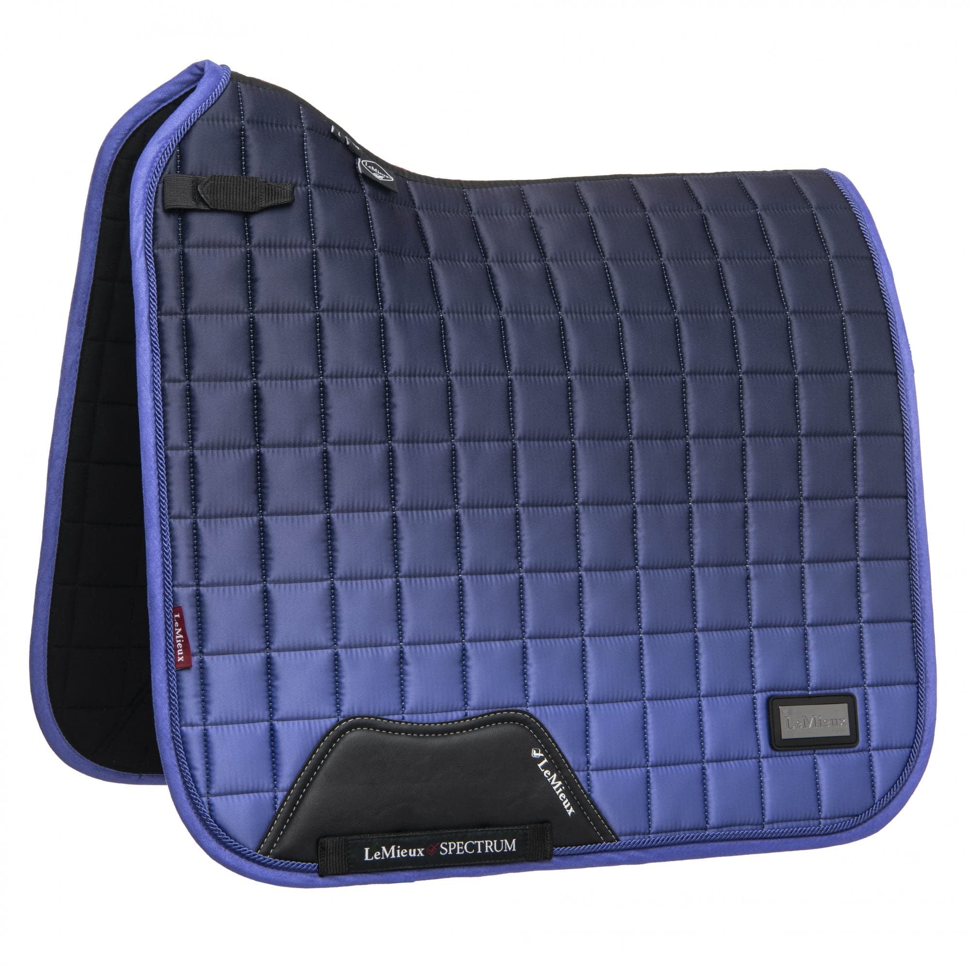 LeMieux Dressage Spectrum Square Saddle Pad - Saddle Pads for Horses - Equestrian Riding Equipment and Accessories (Bluebelll - Large)
