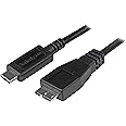 StarTech.com USB C to Micro USB Cable - 3 ft / 1m - USB 3.1 - 10Gbps - Micro USB Cord - USB Type C to Micro USB Cable (USB31CUB1M)