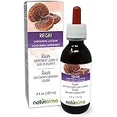 Naturalma Reishi (Ganoderma lucidum) Fungus or Mushroom Alcohol-Free Tincture - 4 fl oz Liquid Extract in Drops - Herbal Supplement - Vegan