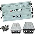 Gravity GR-DBE Two Channel Line-Output Converter 400 Watts Signal/CH with Digital Bass Enchancer with Knob/Dual Amplifier / 9.5 Volt Pre-Amp Outs/Level Matching Controls