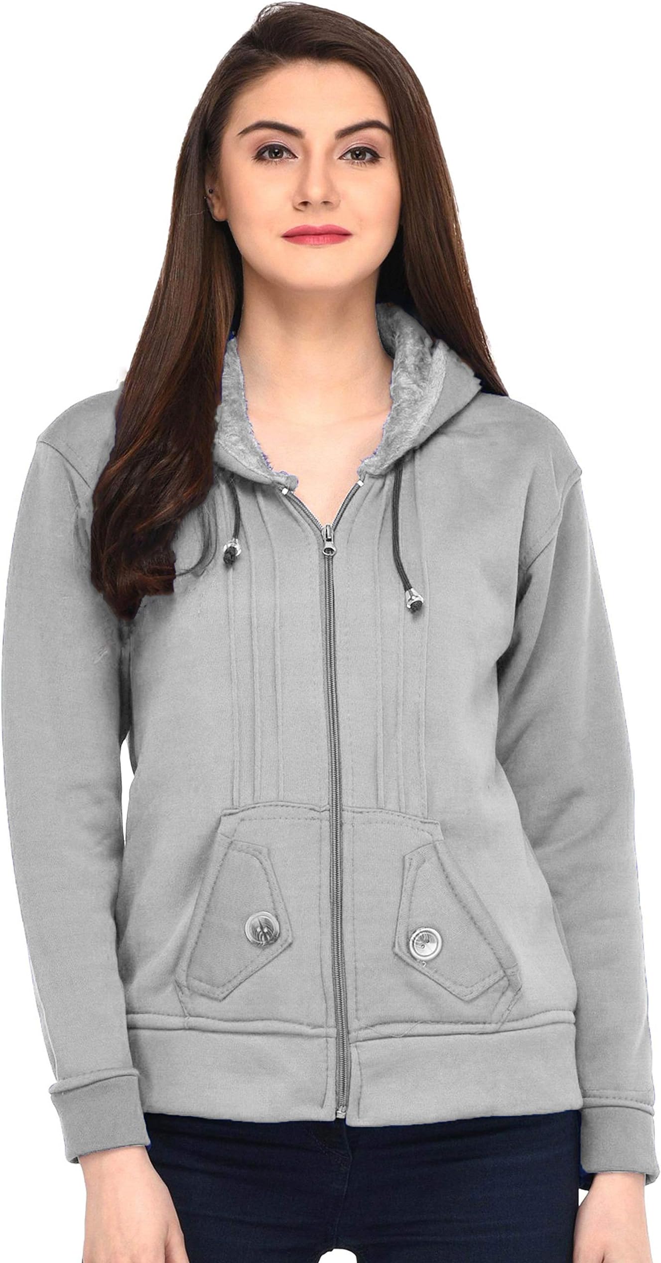 Fasnoya Women Hooded Fleece Sweatshirt - Many Color Options