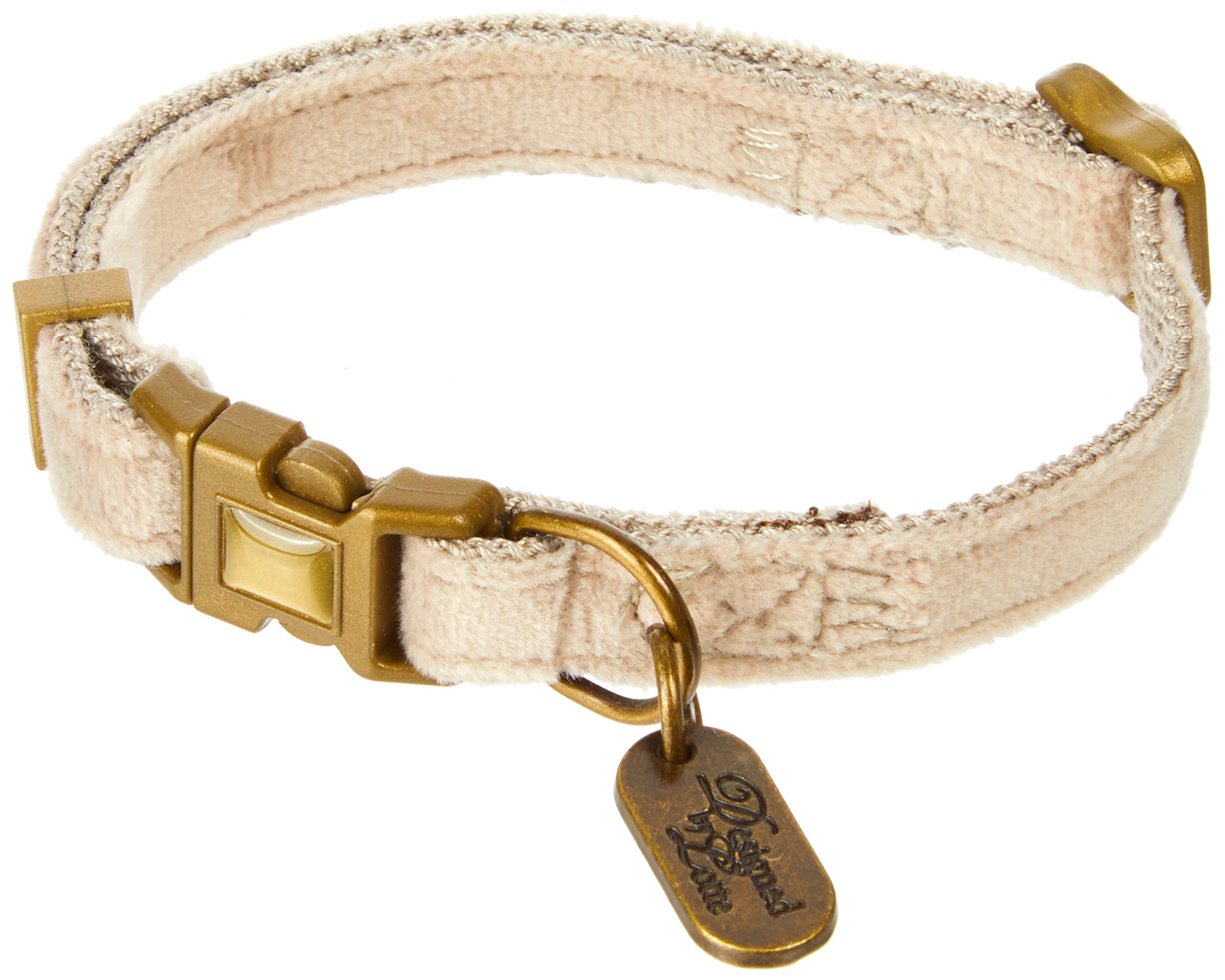 Beeztees K&Bz Cat Necklace Velura, Grey, 20-30 x 10 mm, 150 g