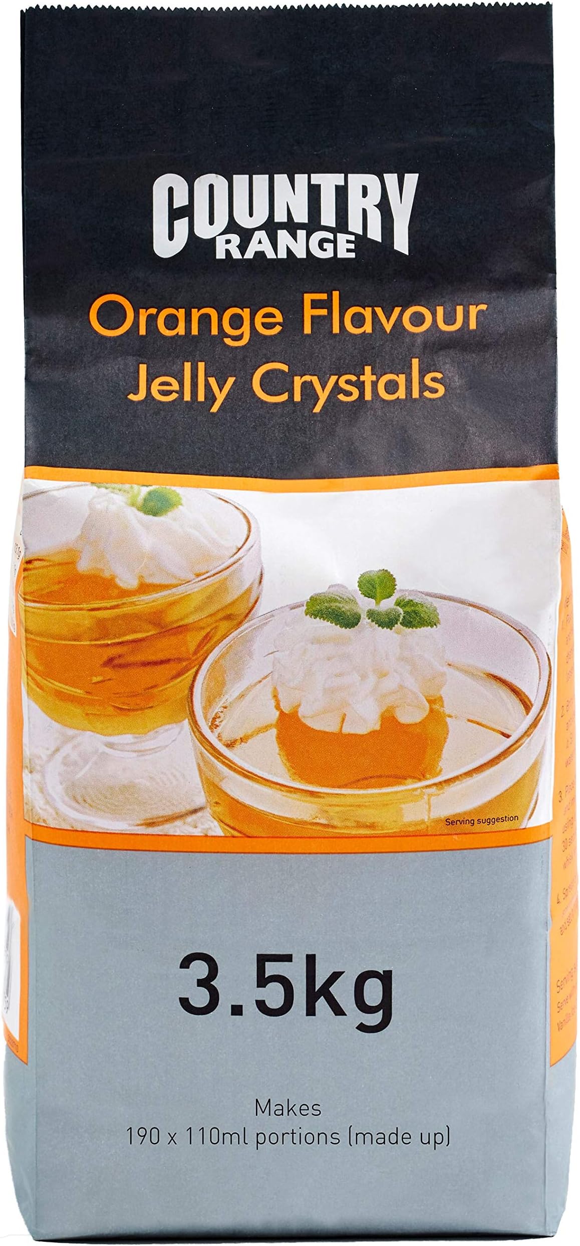Country Range Orange Jelly Crystals - 1x3.5kg