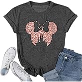 Magic Shirts for Women Cute Castle Graphic Vacation Tops