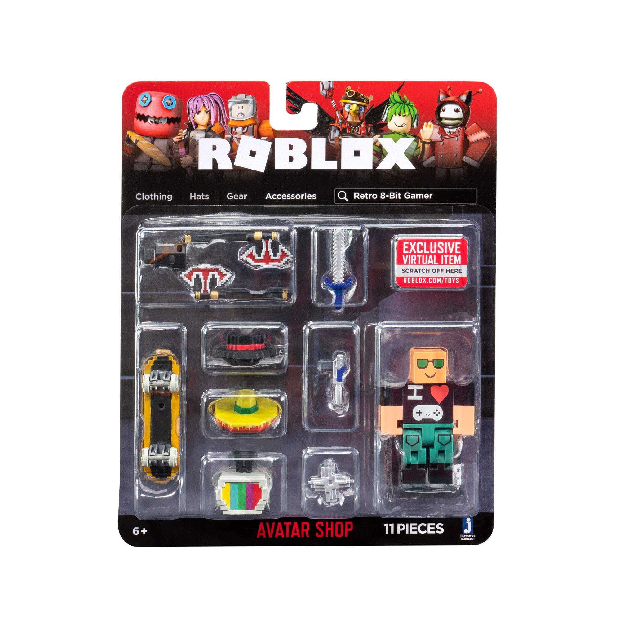 Mua Roblox Avatar Shop Series Collection Retro 8 Bit Gamer Figure 