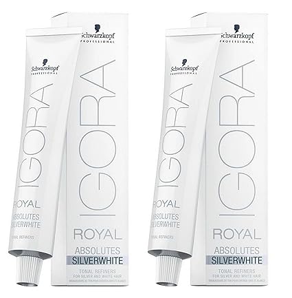 Schwarzkopf Igora Royal Absolutes SILVERWHITE Tonal Refiner SILBER 2 x 60ml = 120ml